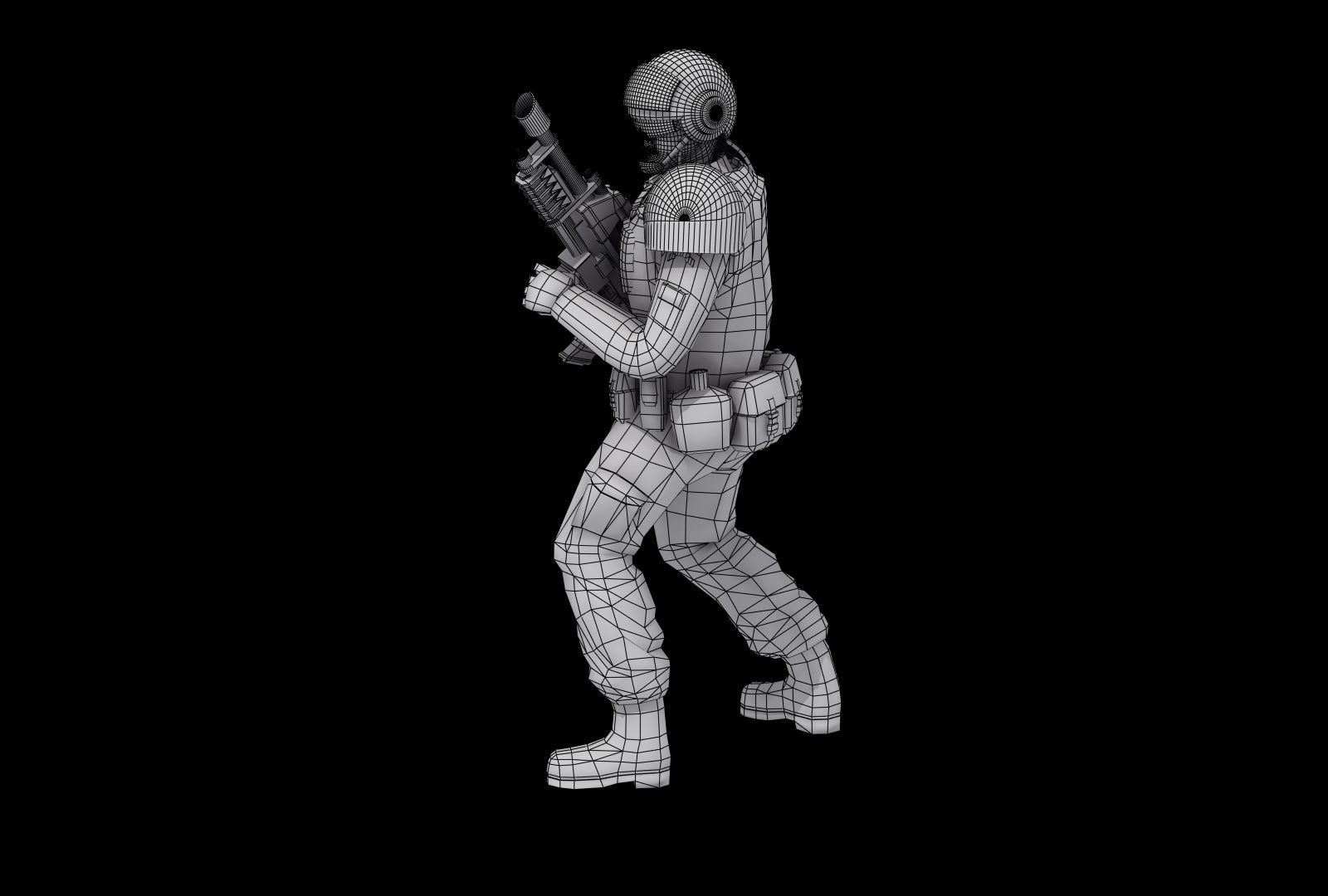 Imperial Army Future Soldiers 3D model_22