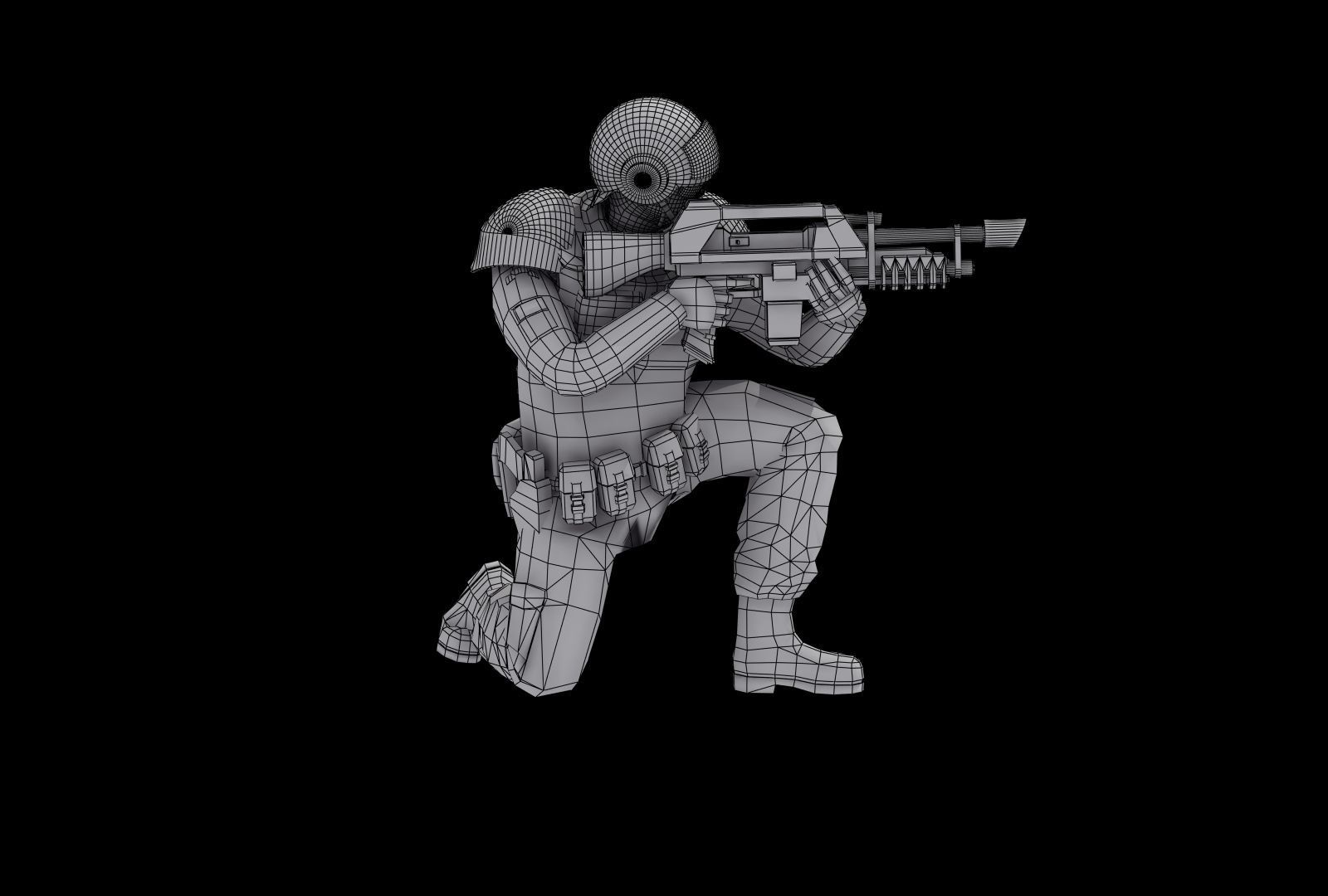 Imperial Army Future Soldiers 3D model_20