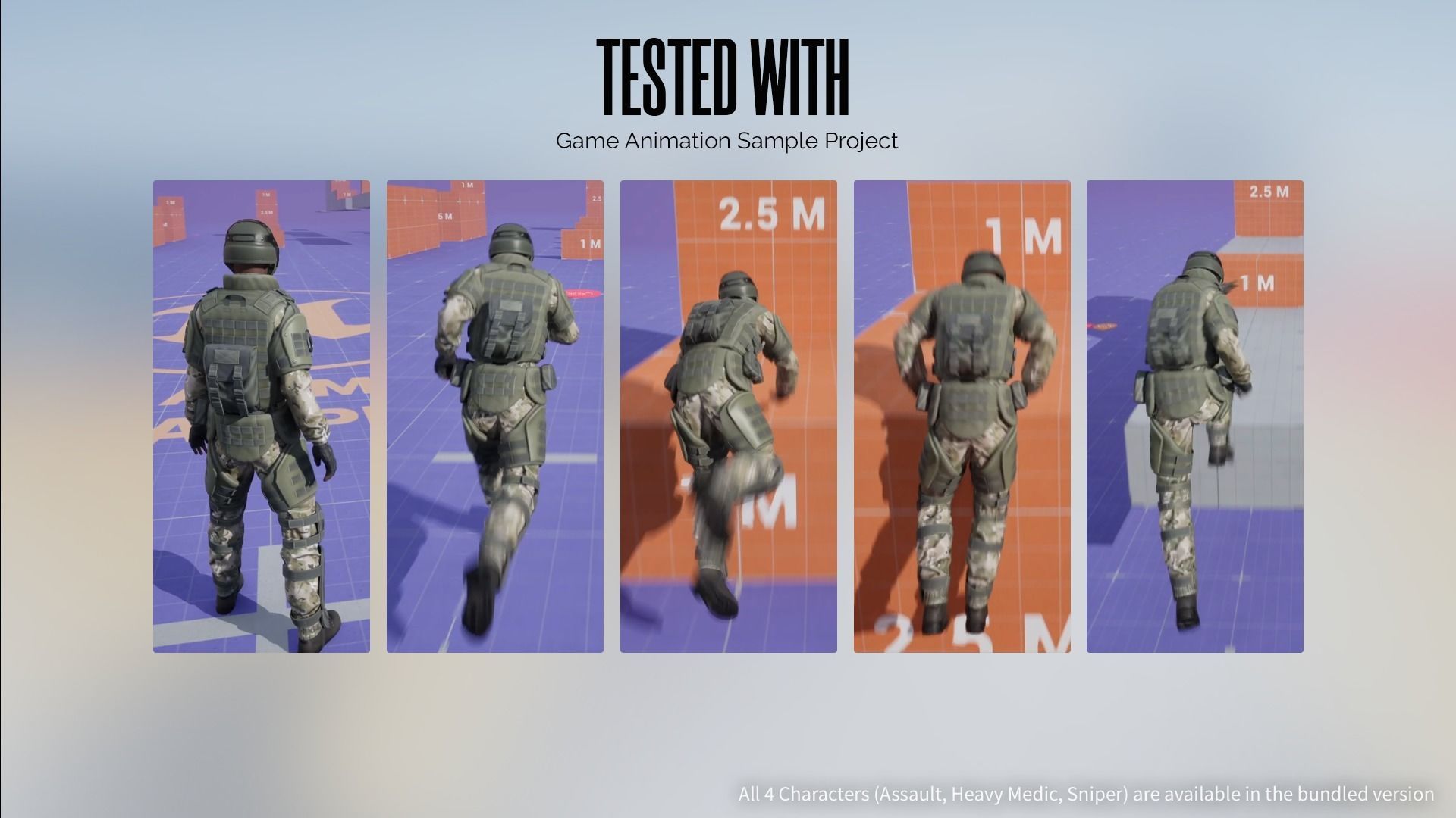 Rapid Fire Military Character - Assault Low-poly 3D model_15