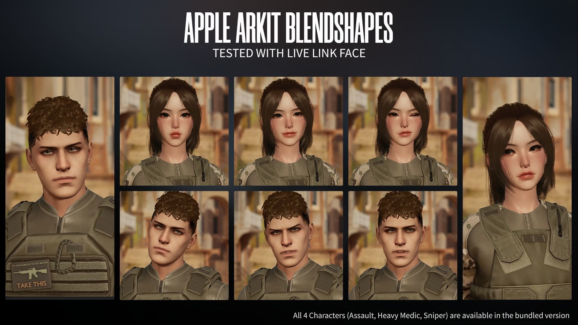 Rapid Fire Military Character - Assault Low-poly 3D model_6