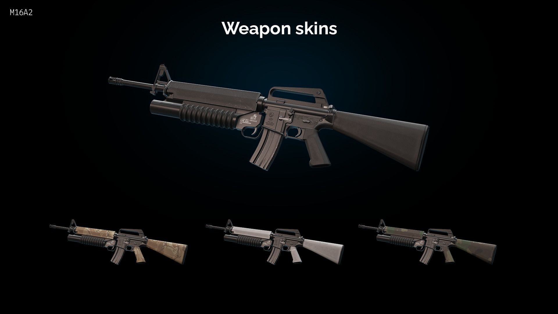 Rapid Fire Military Character - Assault Low-poly 3D model_19