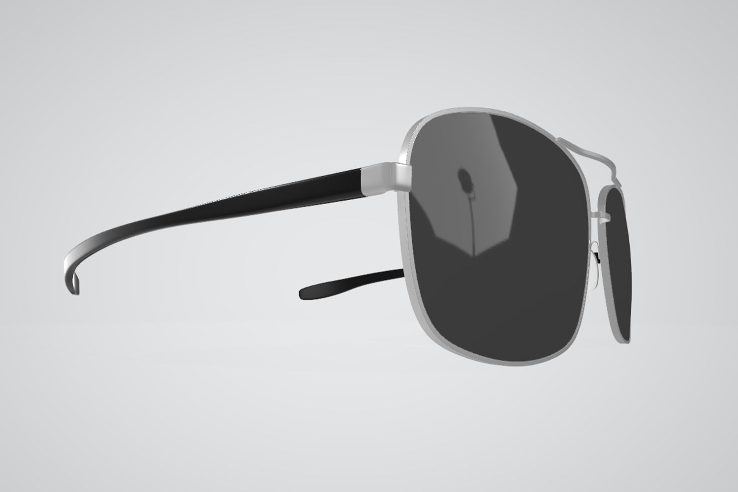 Aviator sunglasses 3D model_18