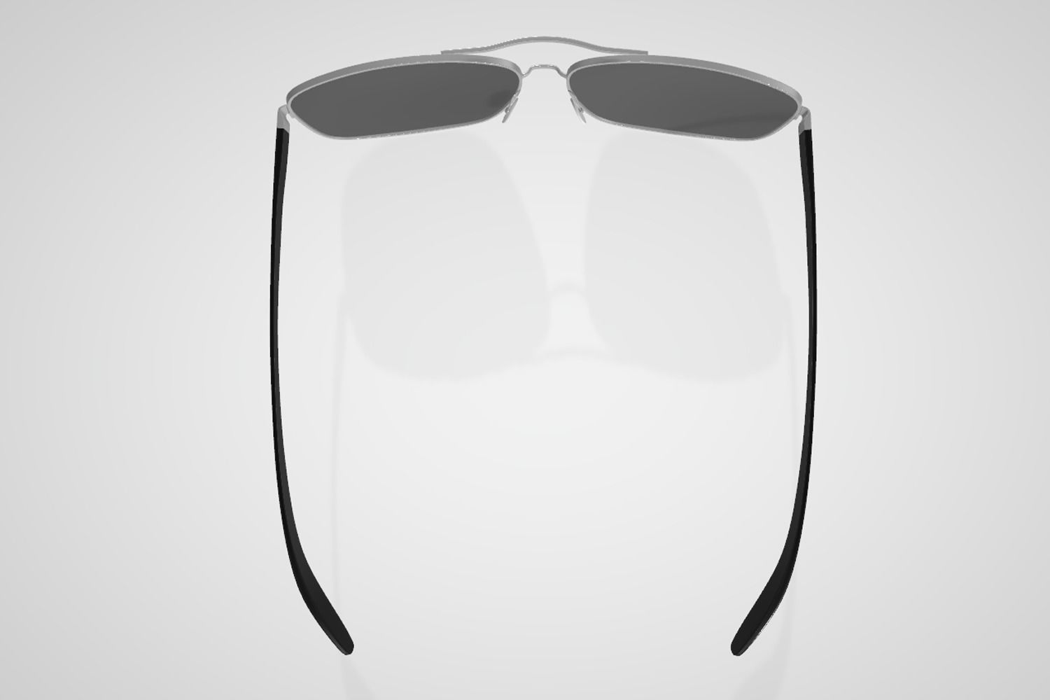 Aviator sunglasses 3D model_14