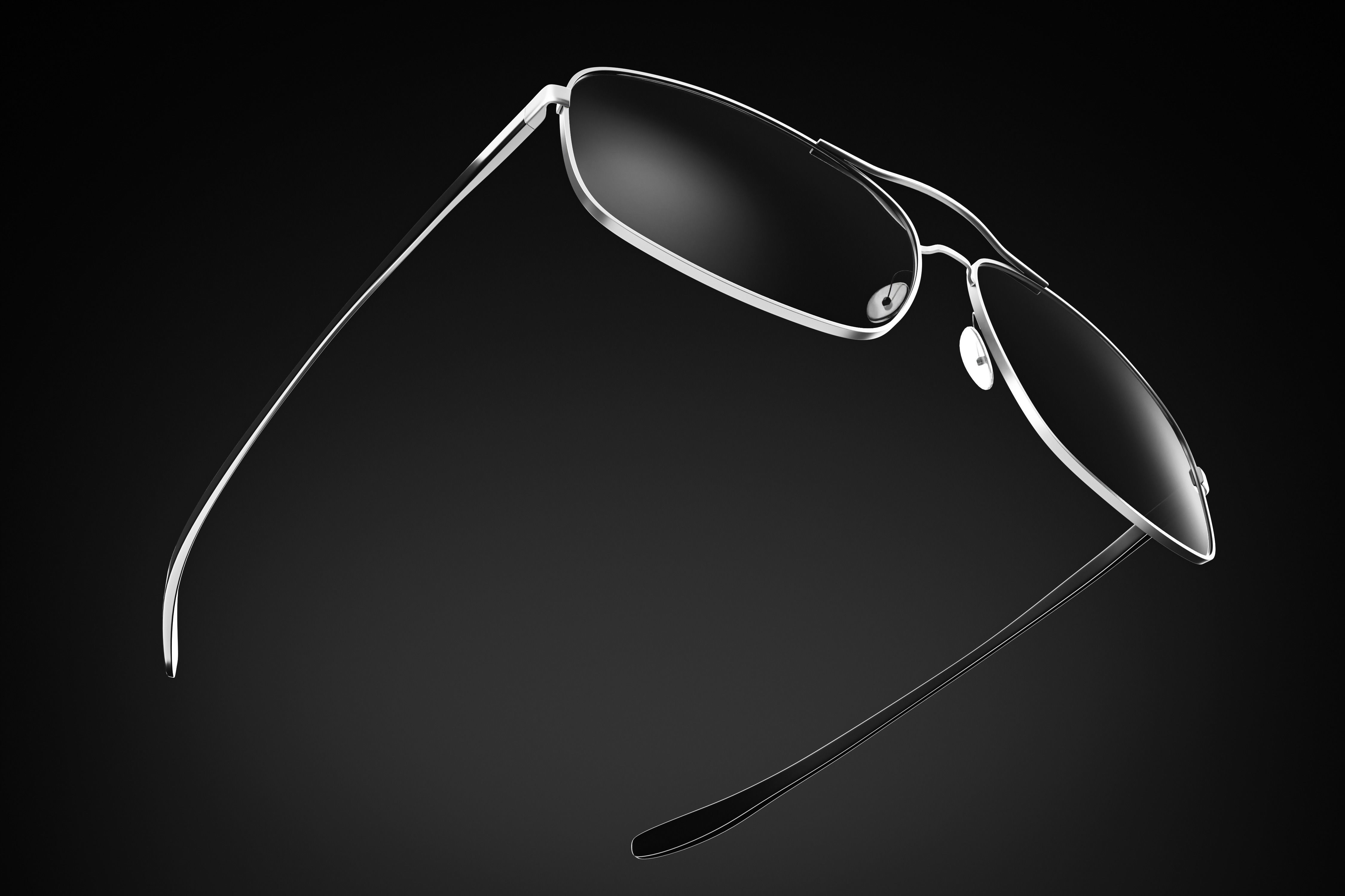 Aviator sunglasses 3D model_1