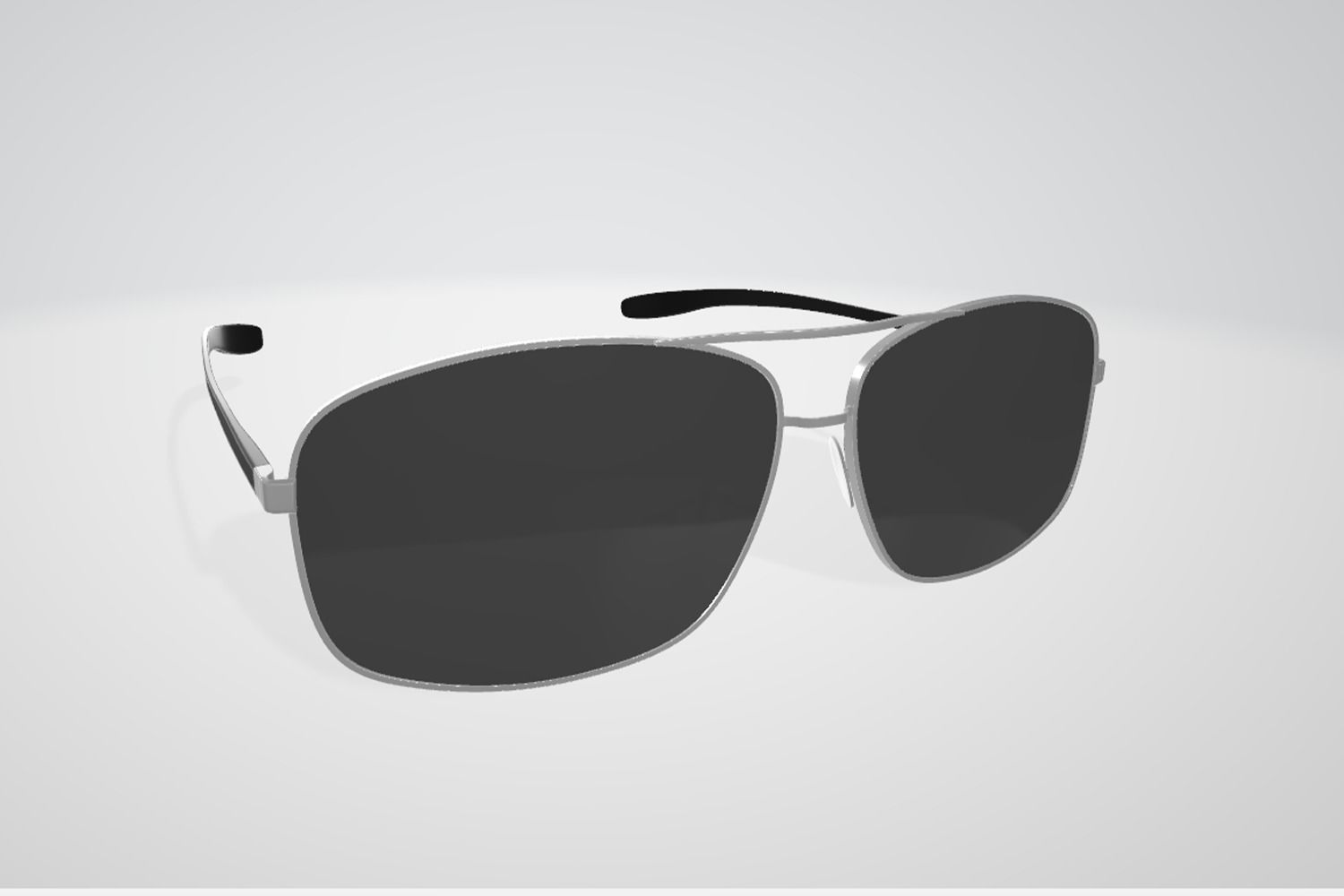 Aviator sunglasses 3D model_20