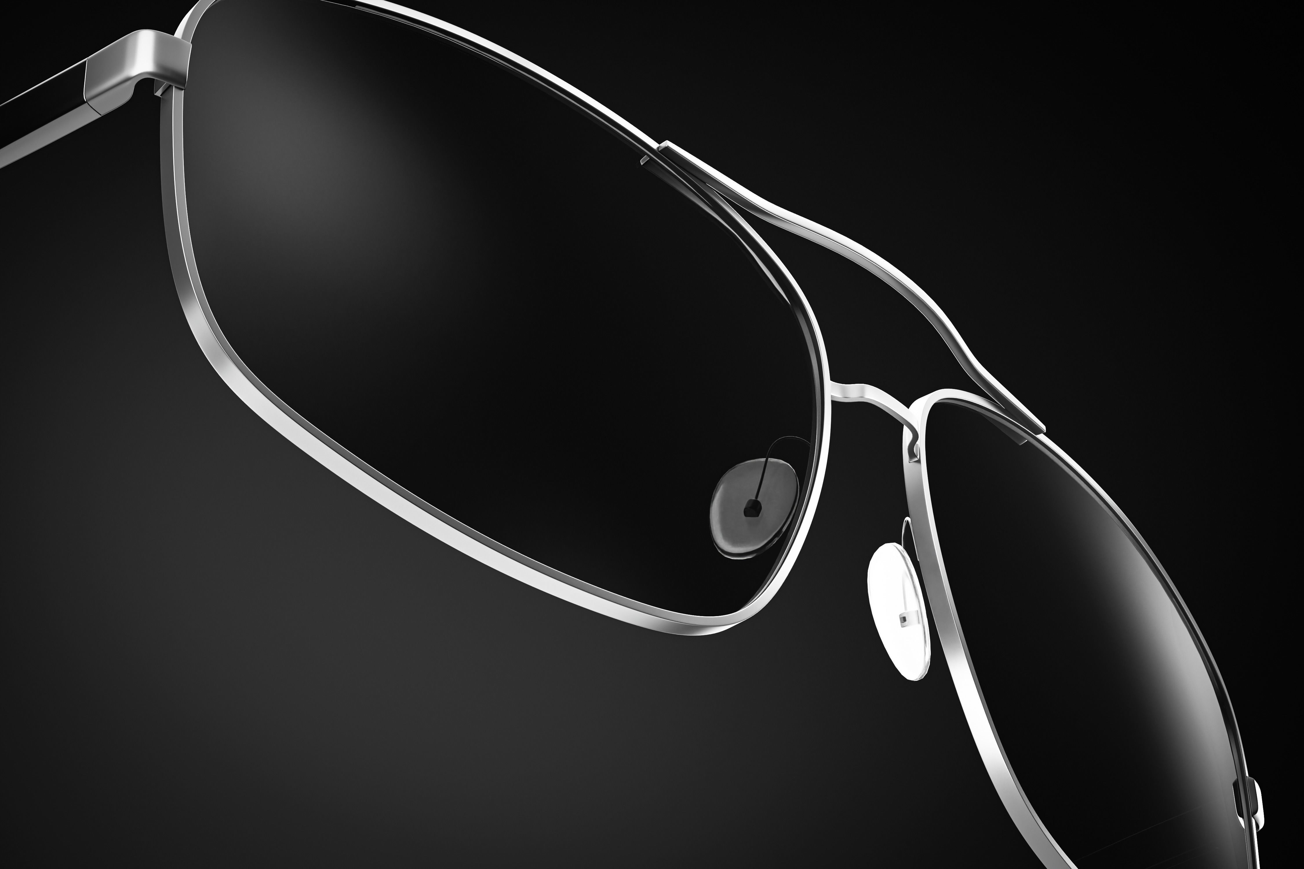 Aviator sunglasses 3D model_3