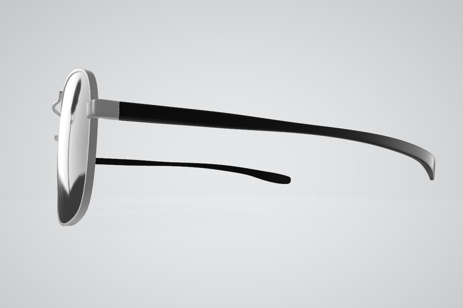Aviator sunglasses 3D model_29