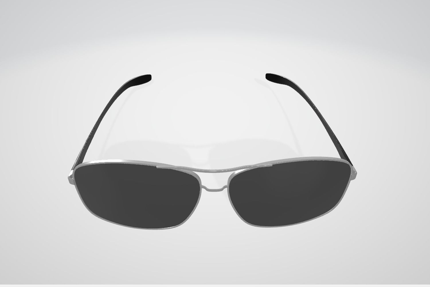 Aviator sunglasses 3D model_19