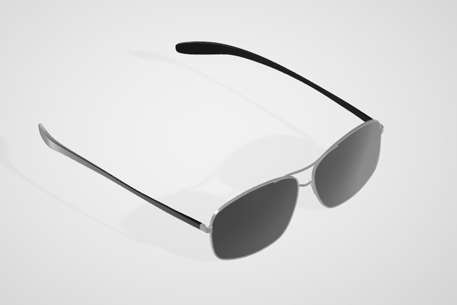 Aviator sunglasses 3D model_17