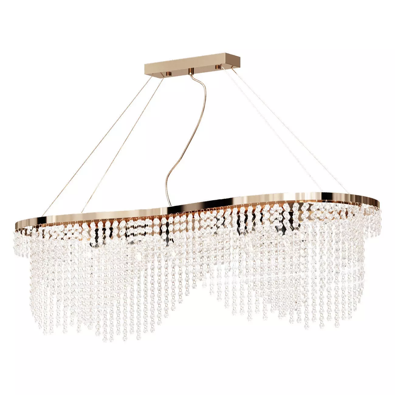Pendant lamp Maytoni Toils DIA601-07-G gold E14 3D model