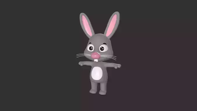 Cartoon 0010 Character Rabbit Cute