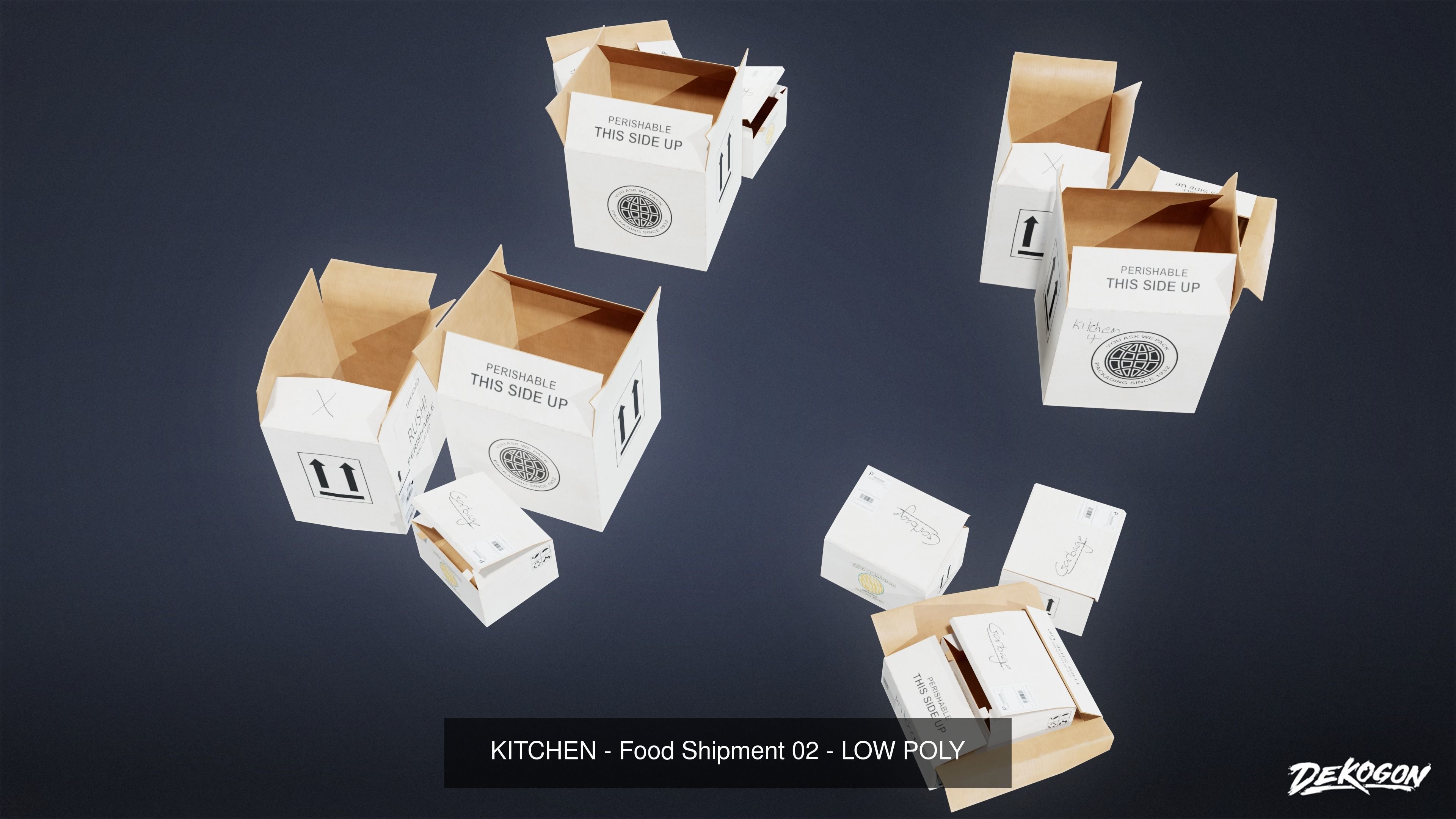 MODERN KITCHEN - Asset Combo Pack 3D Model Collection _23