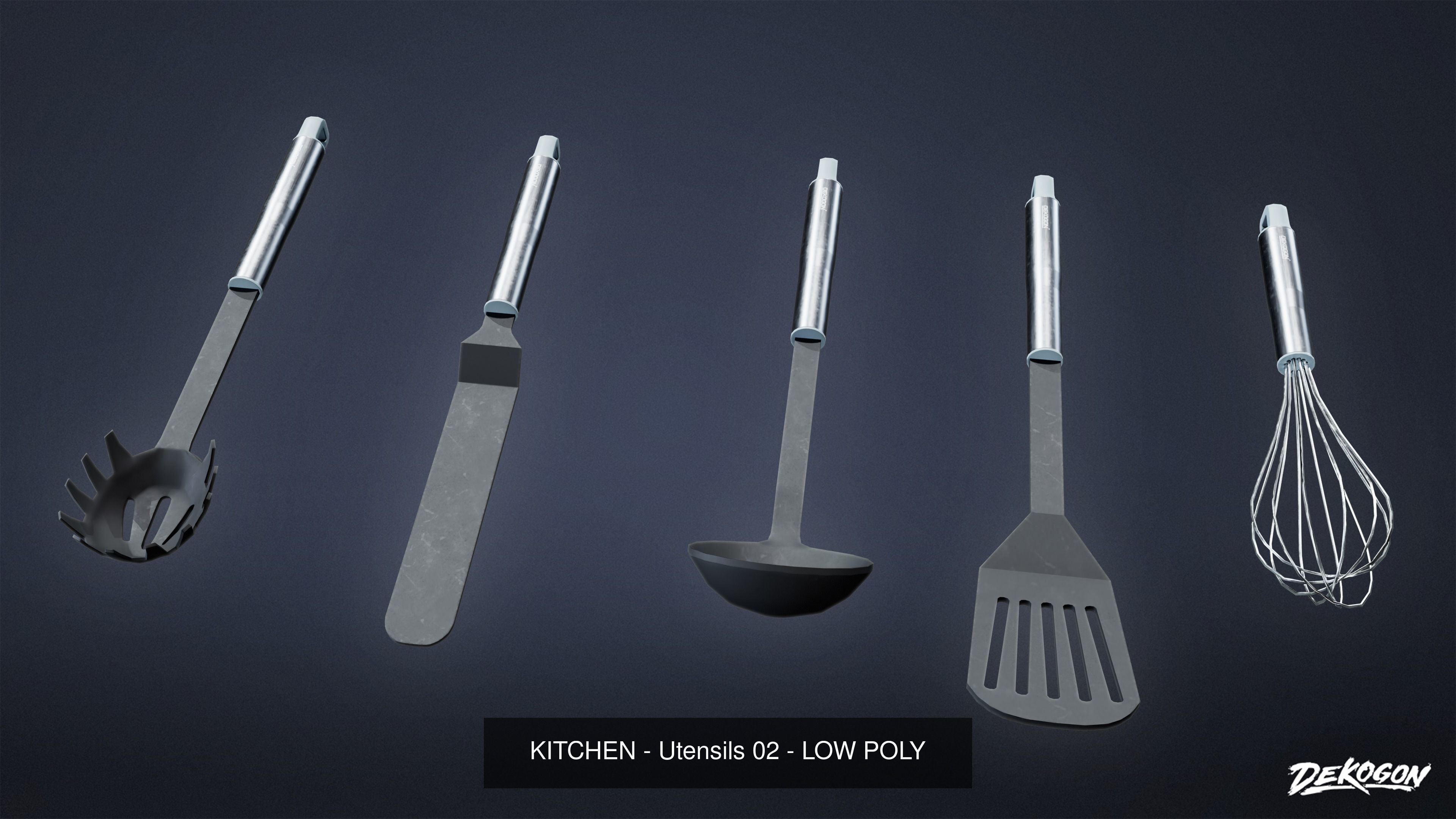 MODERN KITCHEN - Asset Combo Pack 3D Model Collection _72