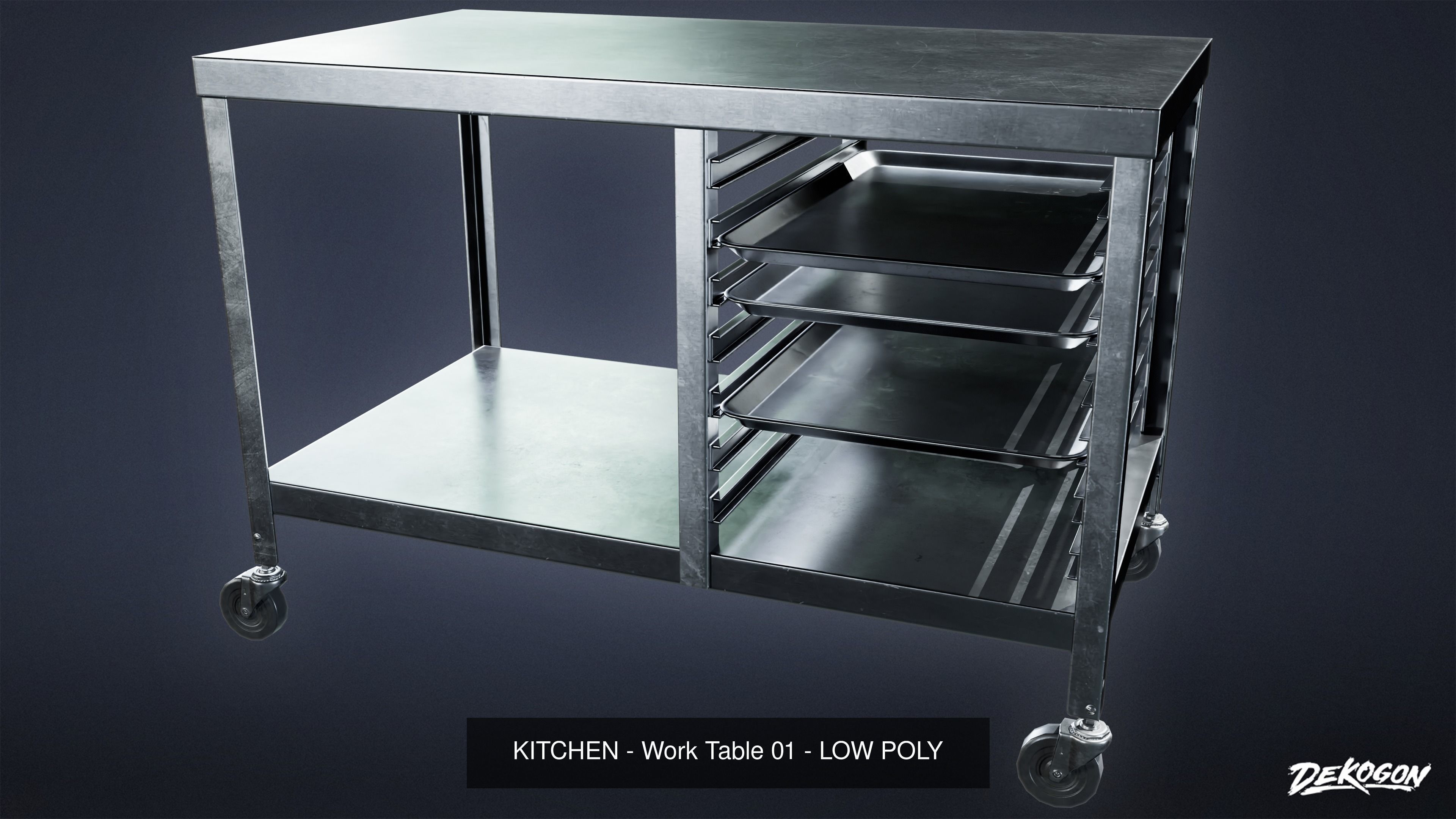 MODERN KITCHEN - Asset Combo Pack 3D Model Collection _74