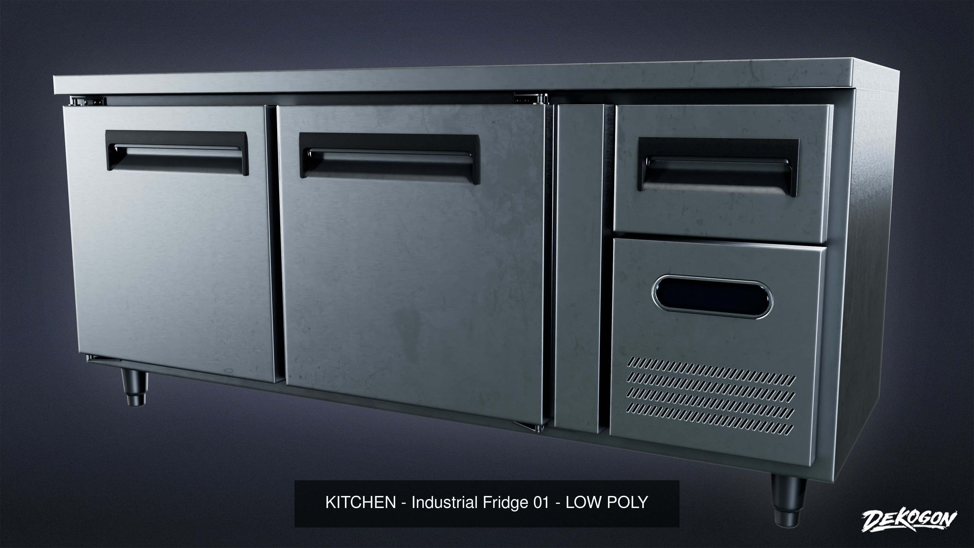 MODERN KITCHEN - Asset Combo Pack 3D Model Collection _37