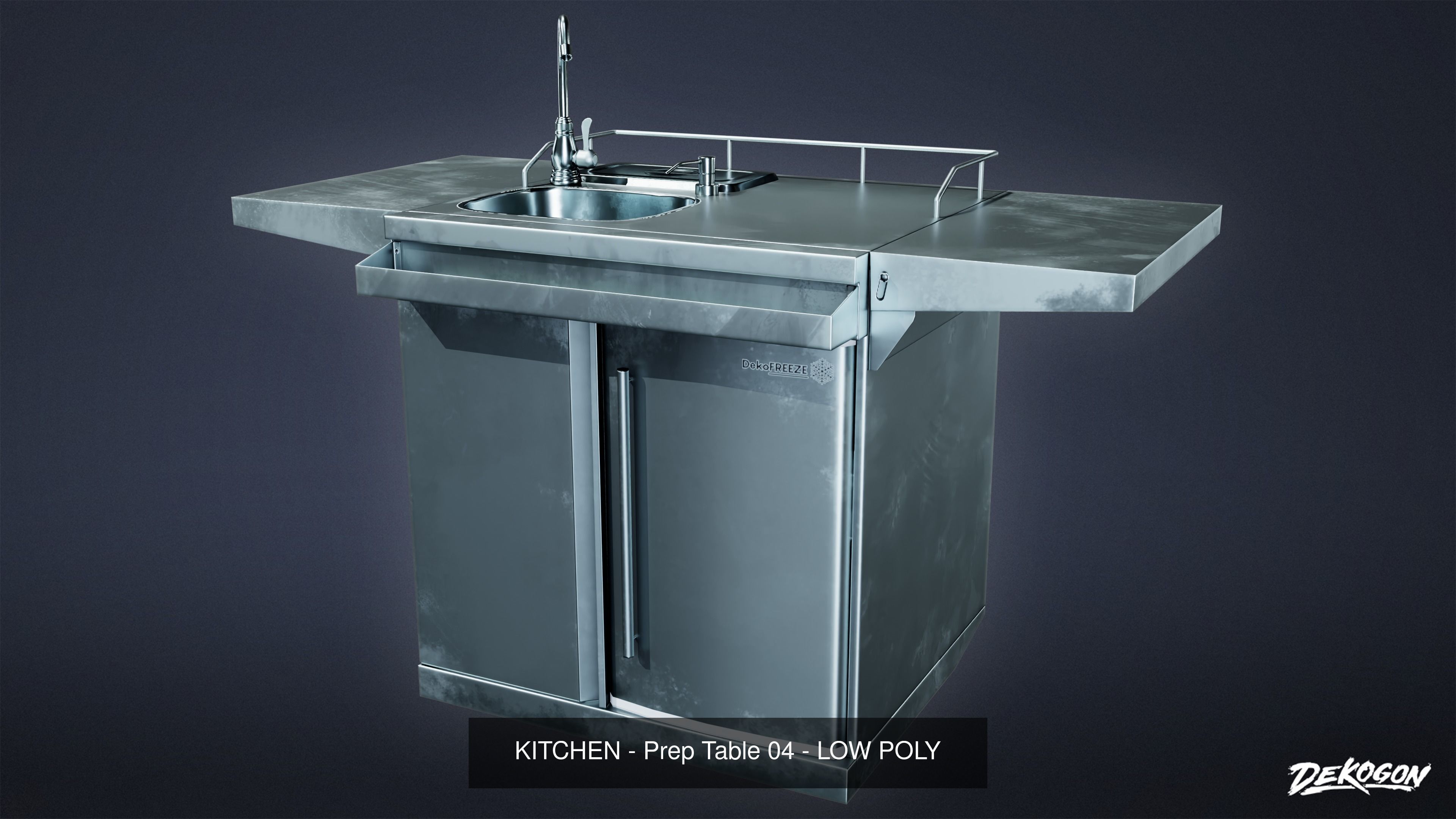 MODERN KITCHEN - Asset Combo Pack 3D Model Collection _57