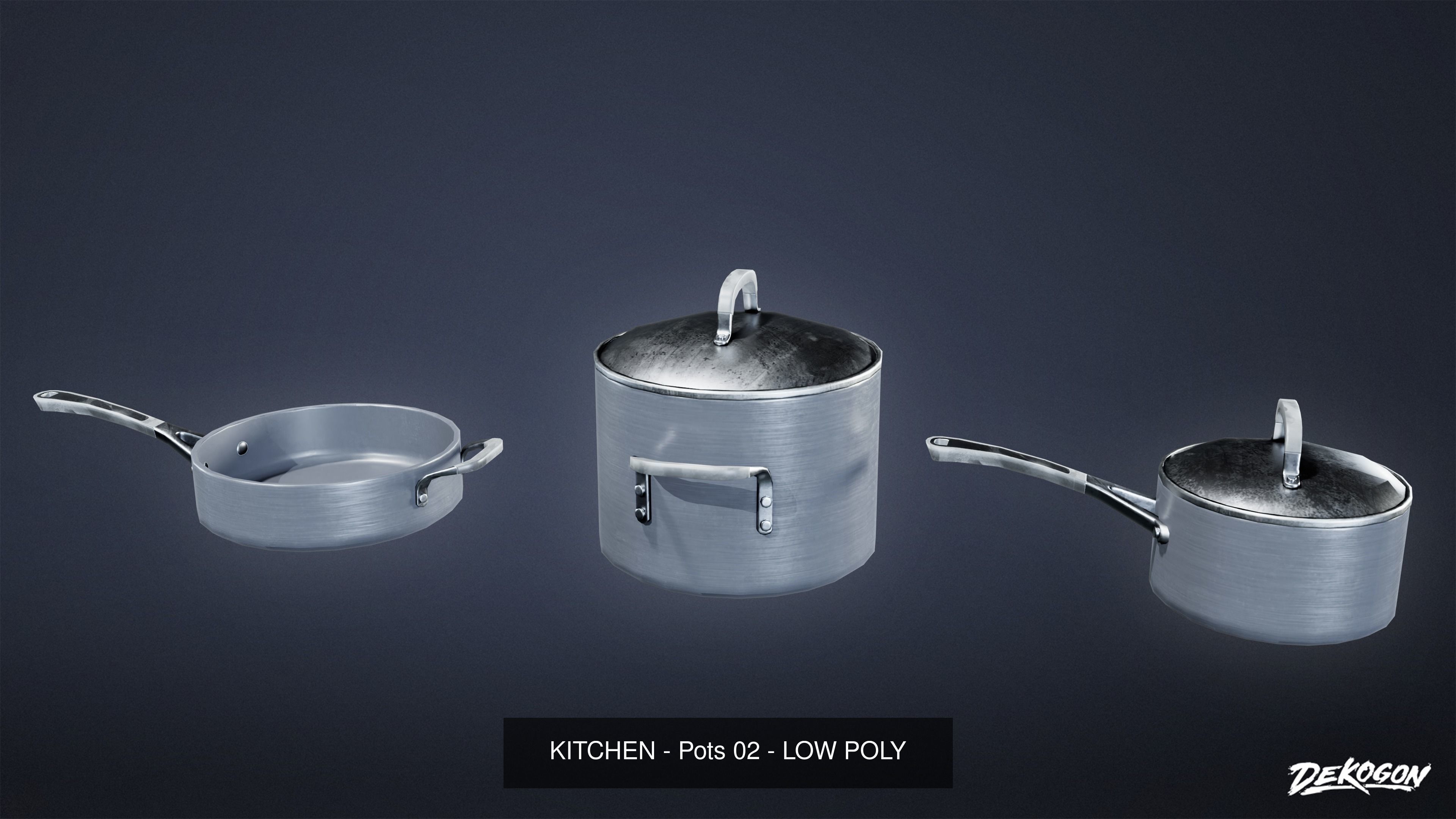 MODERN KITCHEN - Asset Combo Pack 3D Model Collection _52