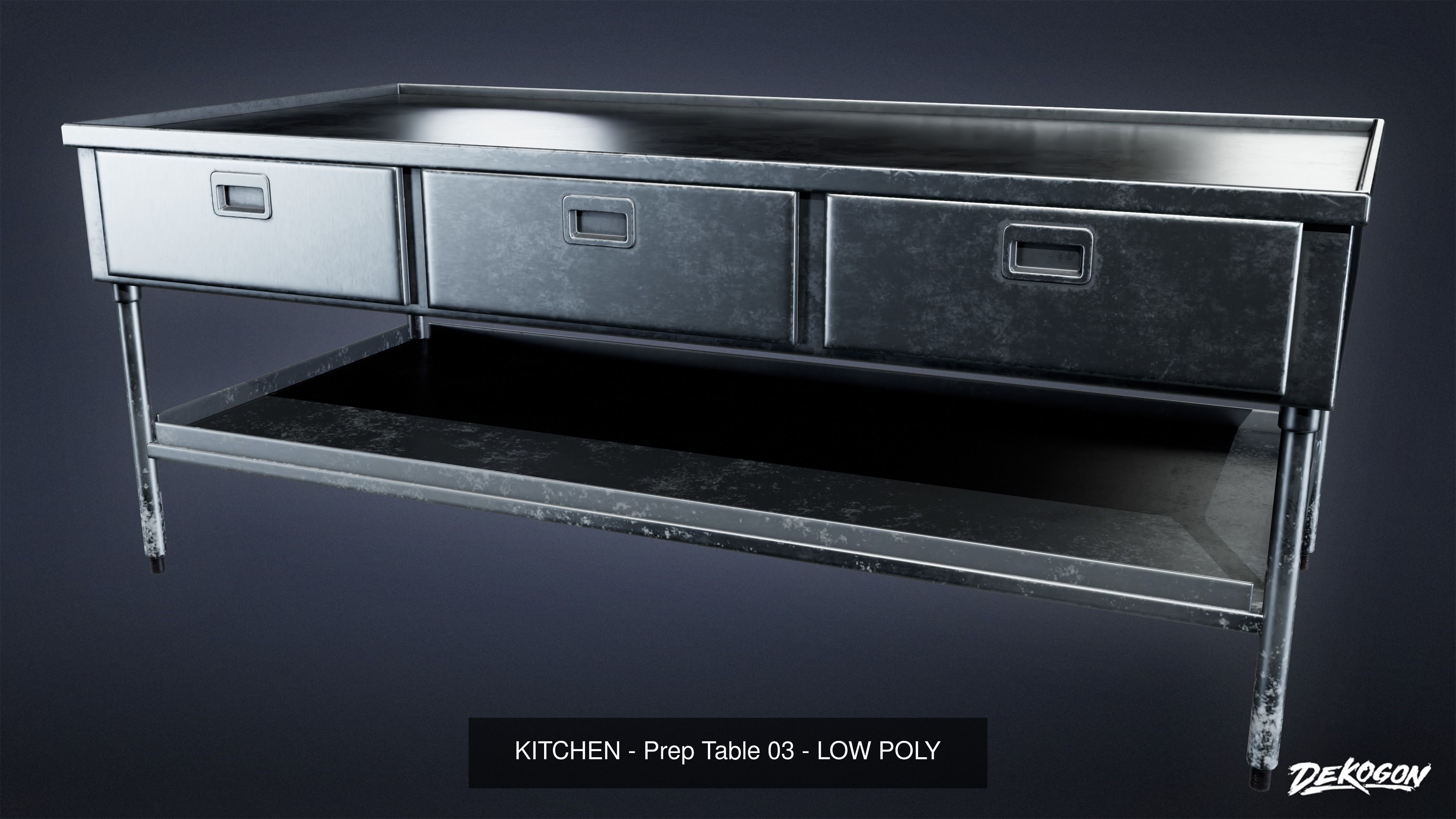 MODERN KITCHEN - Asset Combo Pack 3D Model Collection _56