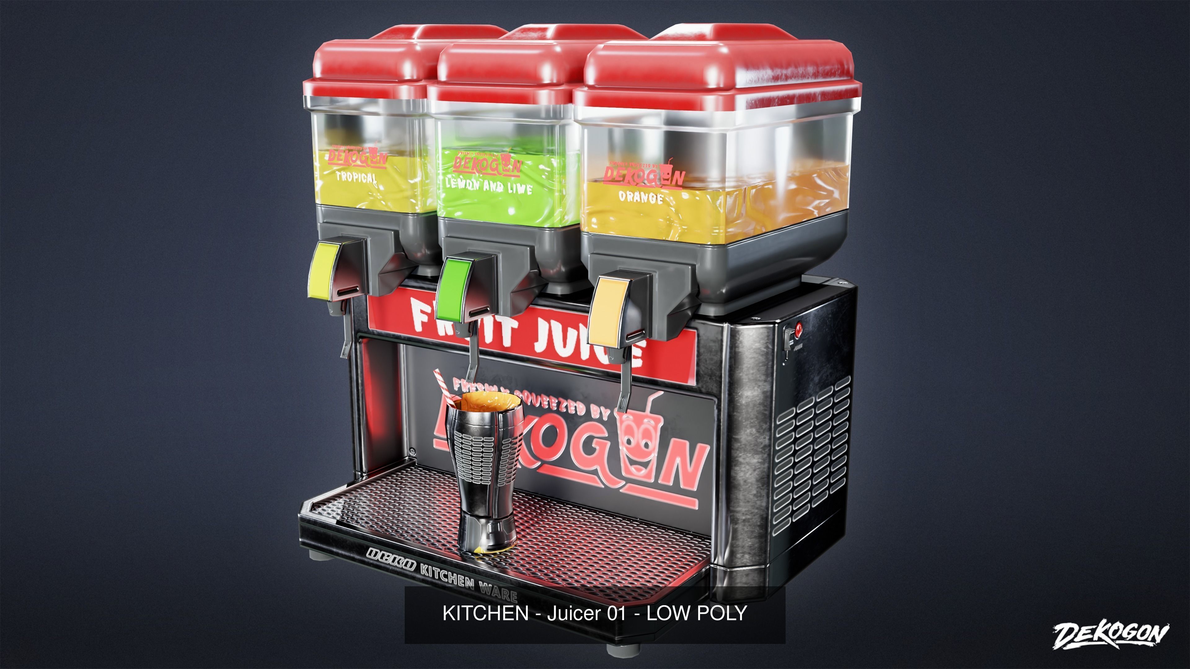 MODERN KITCHEN - Asset Combo Pack 3D Model Collection _41