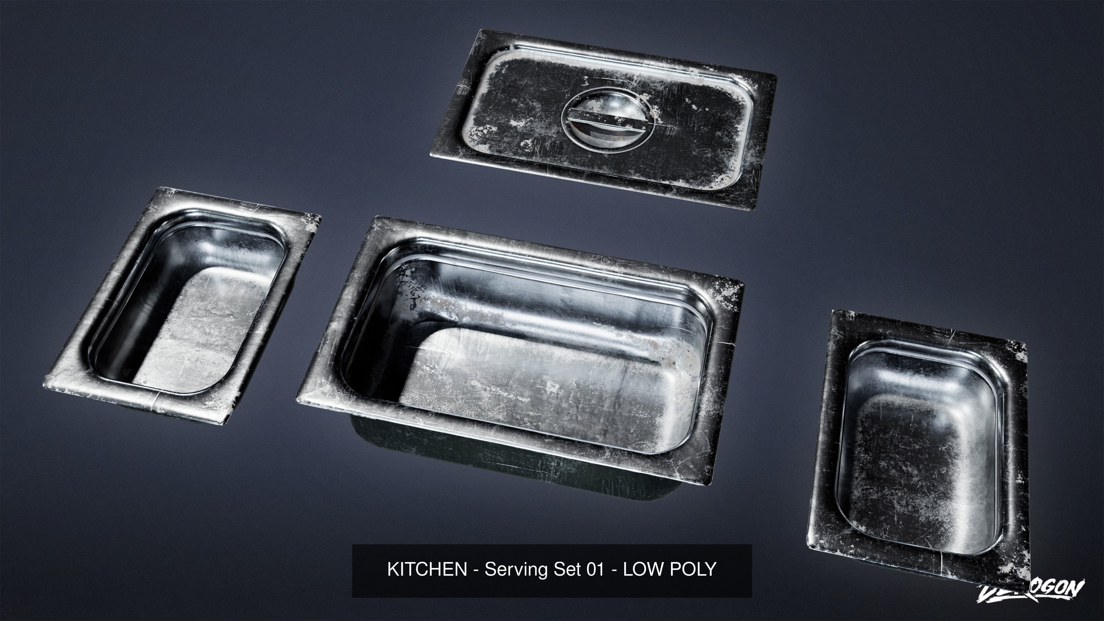 MODERN KITCHEN - Asset Combo Pack 3D Model Collection _65