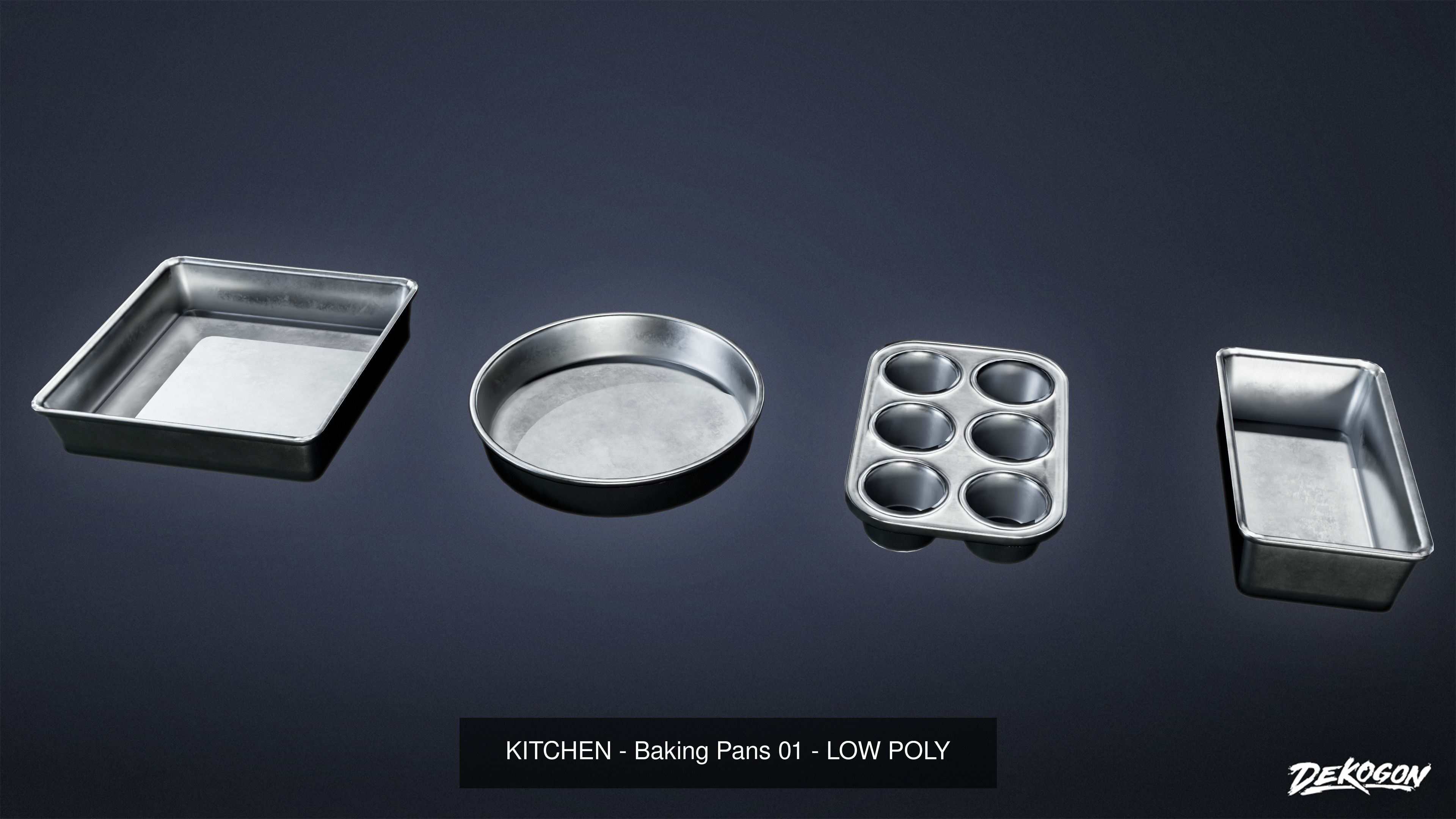 MODERN KITCHEN - Asset Combo Pack 3D Model Collection _9