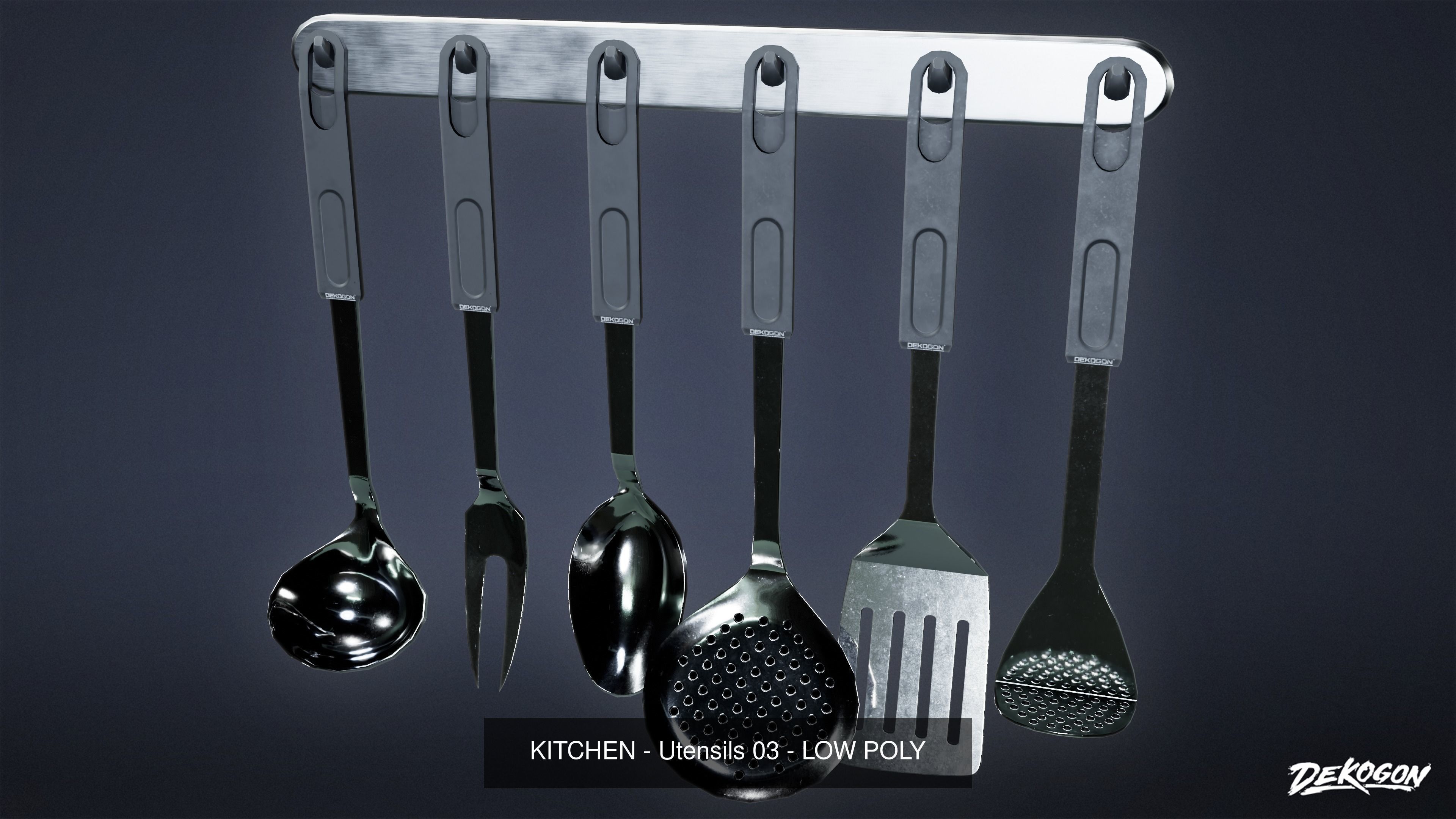 MODERN KITCHEN - Asset Combo Pack 3D Model Collection _73