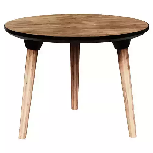 Morton coffee table 60 cm melamine walnut