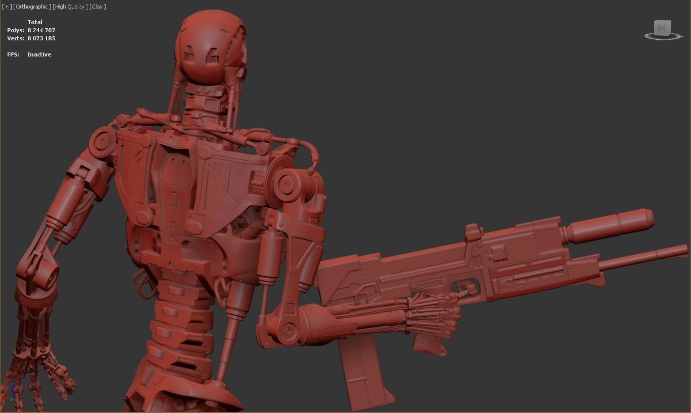 T-800 Terminator 2 Judgment Day V3 3D print model_31