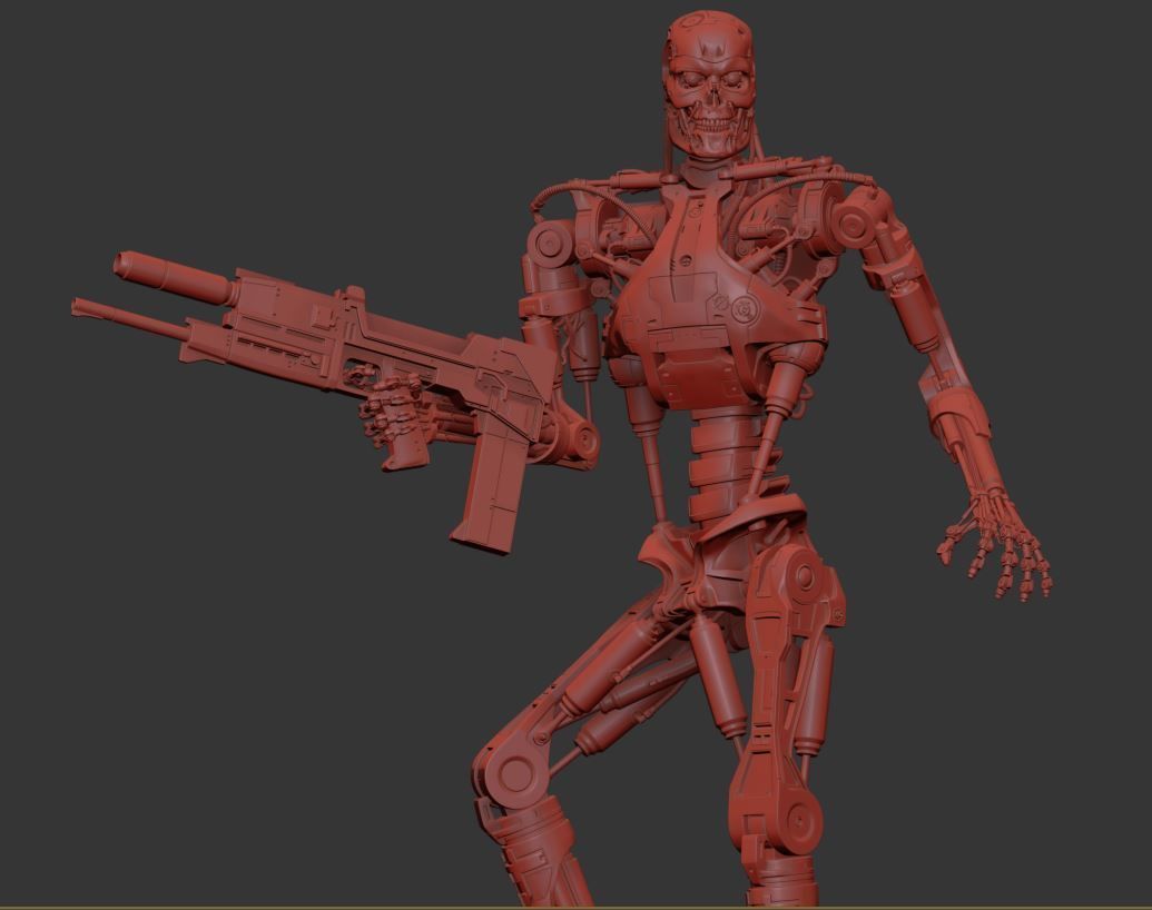 T-800 Terminator 2 Judgment Day V3 3D print model_40