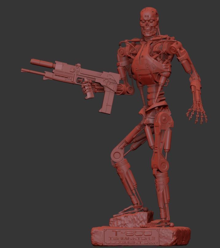 T-800 Terminator 2 Judgment Day V3 3D print model_25