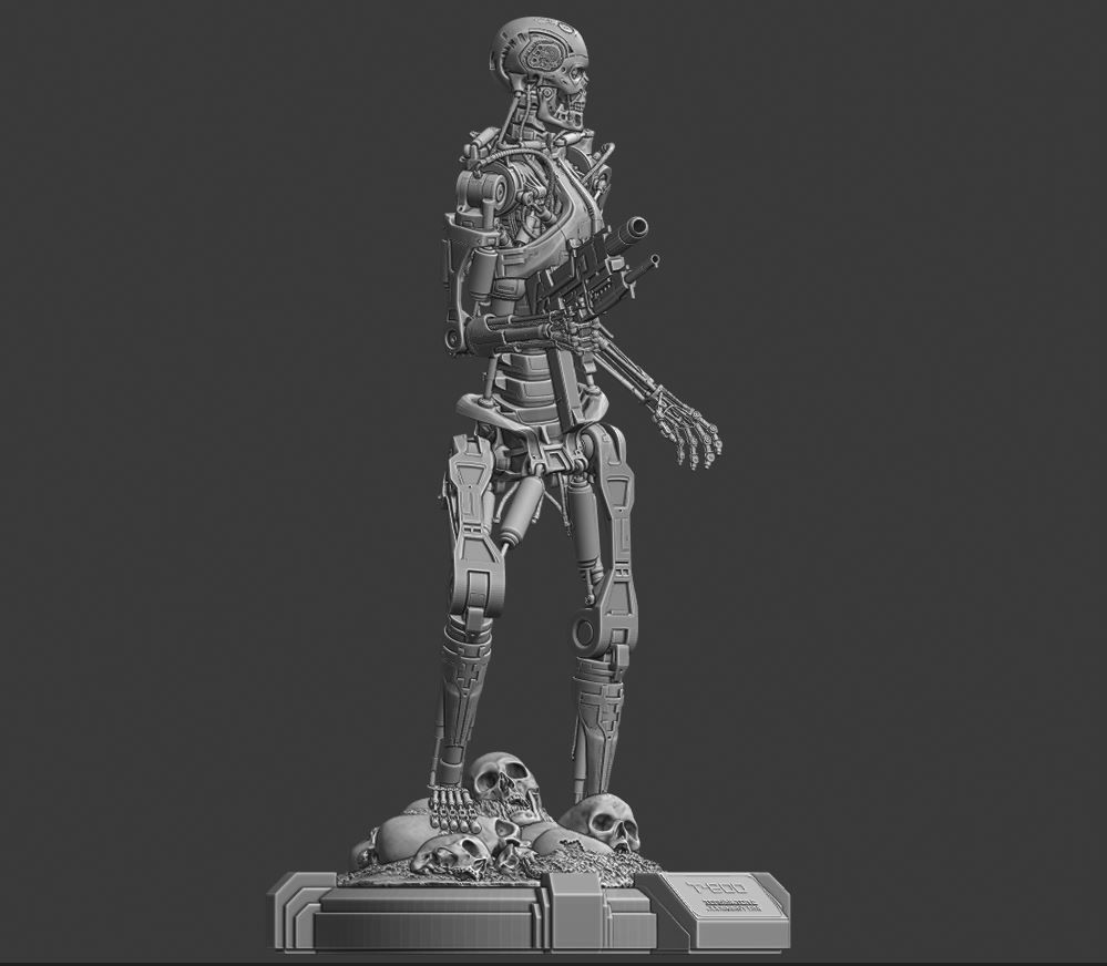T-800 Terminator 2 Judgment Day V3 3D print model_49