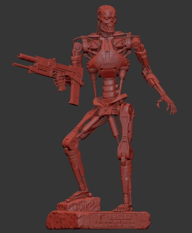 T-800 Terminator 2 Judgment Day V3 3D print model_16