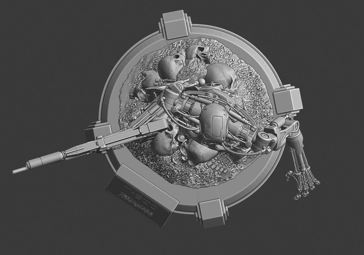 T-800 Terminator 2 Judgment Day V3 3D print model_51