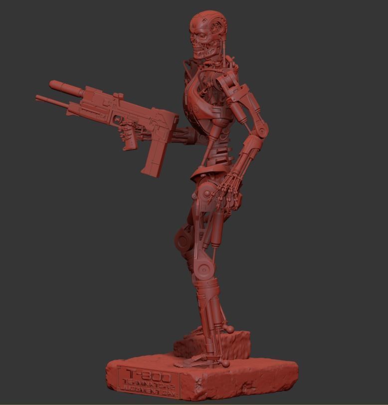 T-800 Terminator 2 Judgment Day V3 3D print model_26