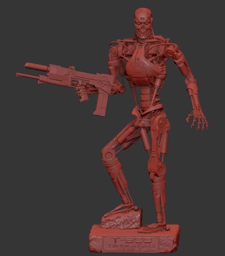 T-800 Terminator 2 Judgment Day V3 3D print model_20