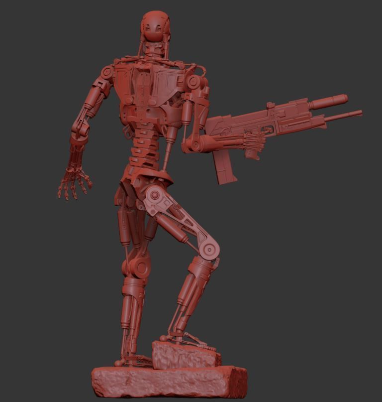 T-800 Terminator 2 Judgment Day V3 3D print model_45