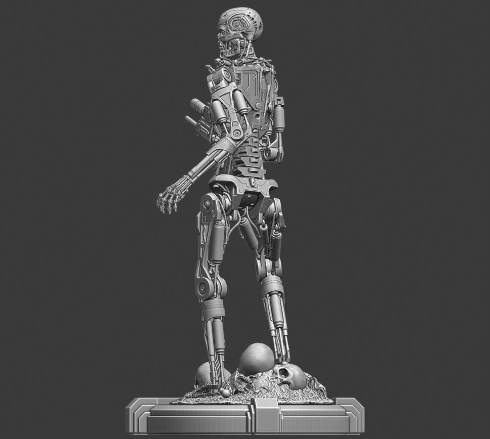 T-800 Terminator 2 Judgment Day V3 3D print model_50