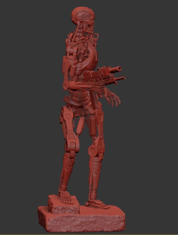 T-800 Terminator 2 Judgment Day V3 3D print model_21