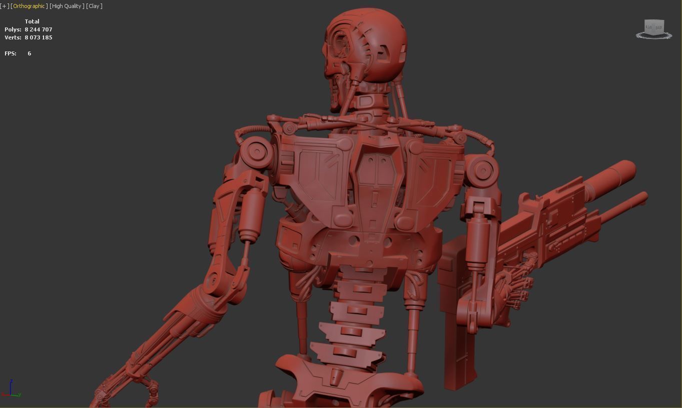 T-800 Terminator 2 Judgment Day V3 3D print model_32