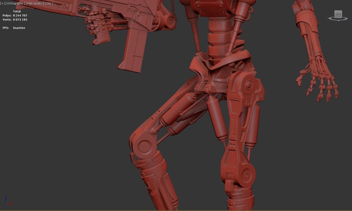 T-800 Terminator 2 Judgment Day V3 3D print model_33