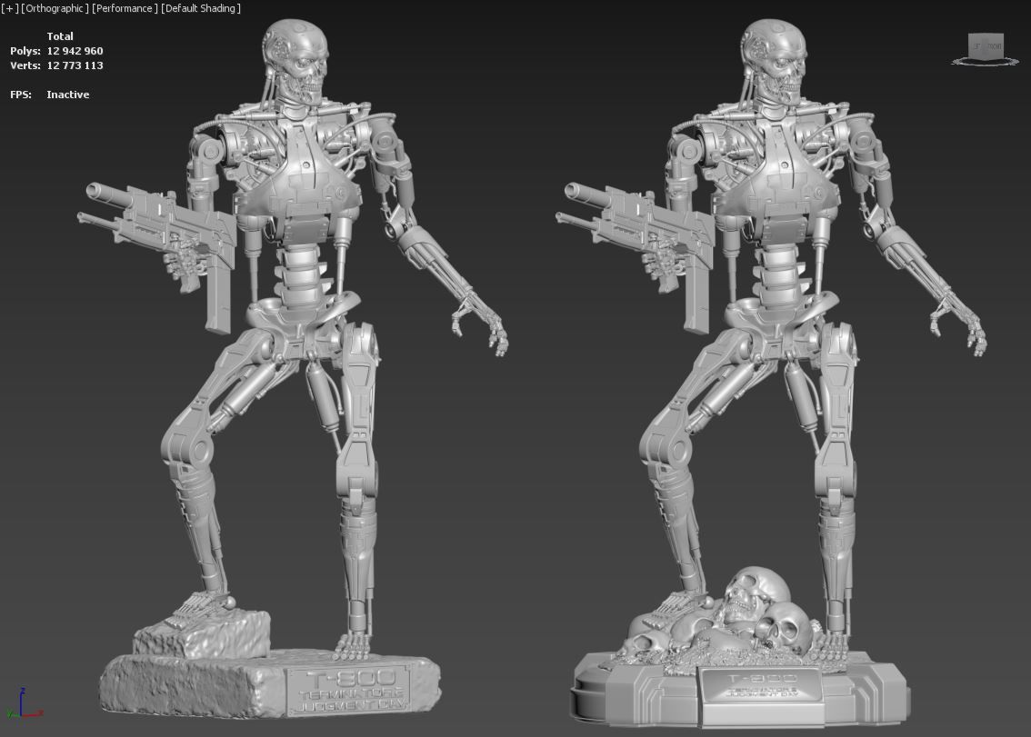 T-800 Terminator 2 Judgment Day V3 3D print model_13