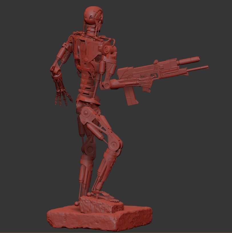 T-800 Terminator 2 Judgment Day V3 3D print model_22