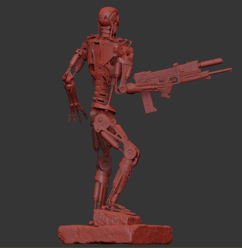 T-800 Terminator 2 Judgment Day V3 3D print model_43