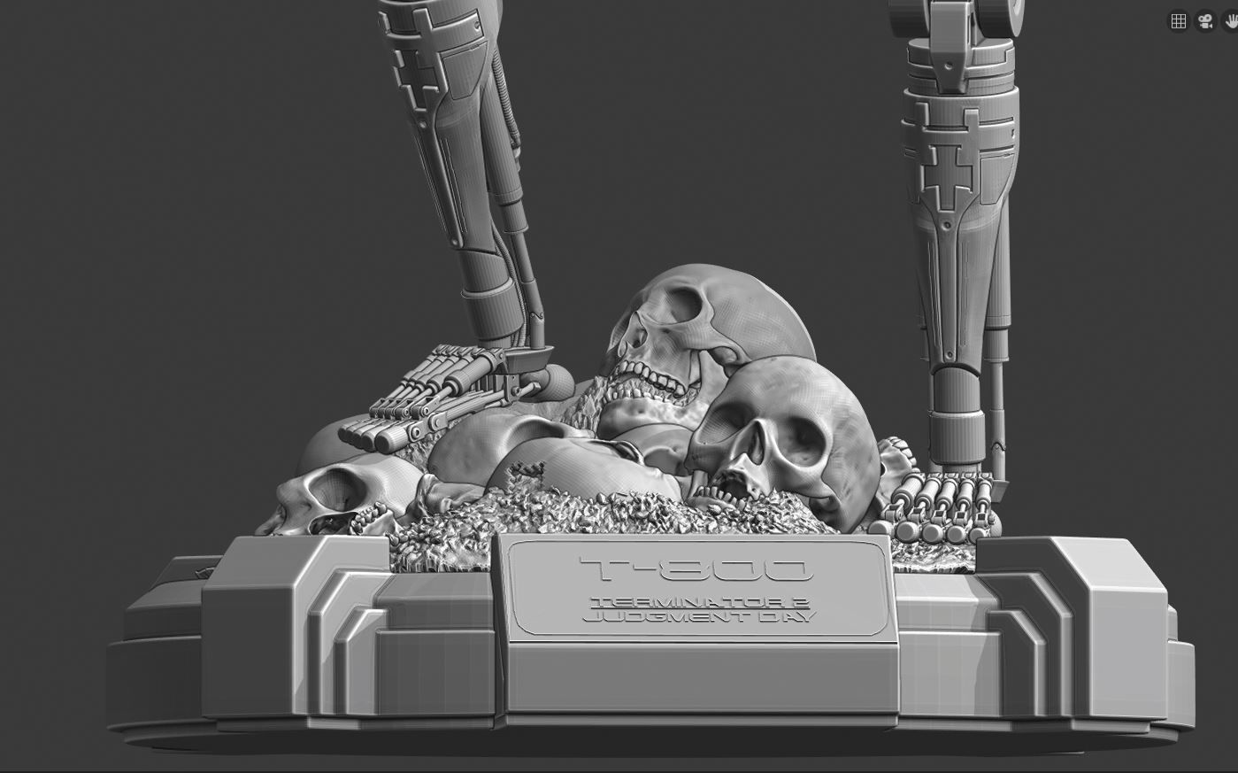 T-800 Terminator 2 Judgment Day V3 3D print model_10