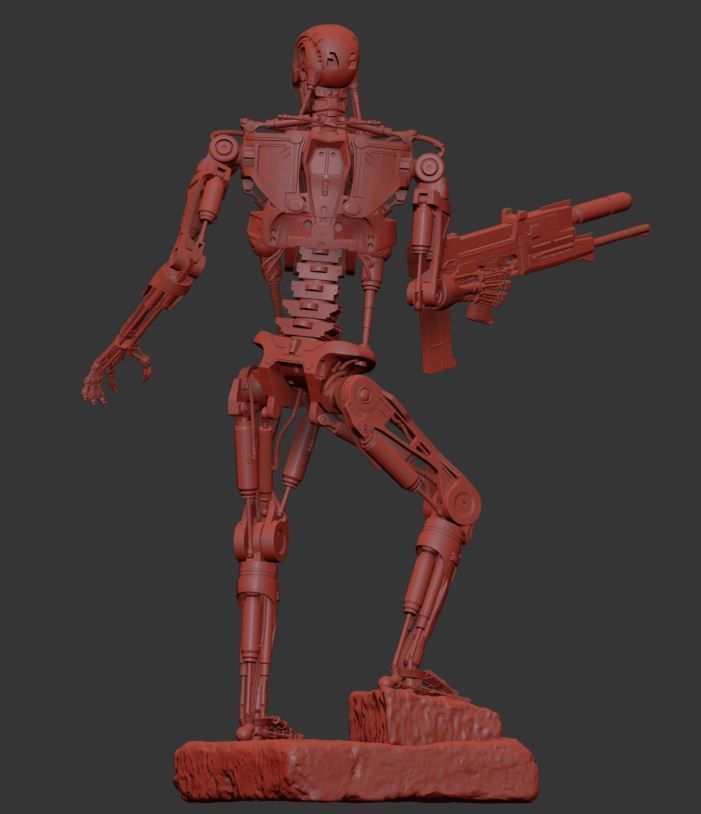 T-800 Terminator 2 Judgment Day V3 3D print model_42