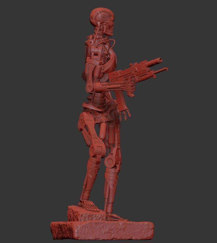 T-800 Terminator 2 Judgment Day V3 3D print model_44
