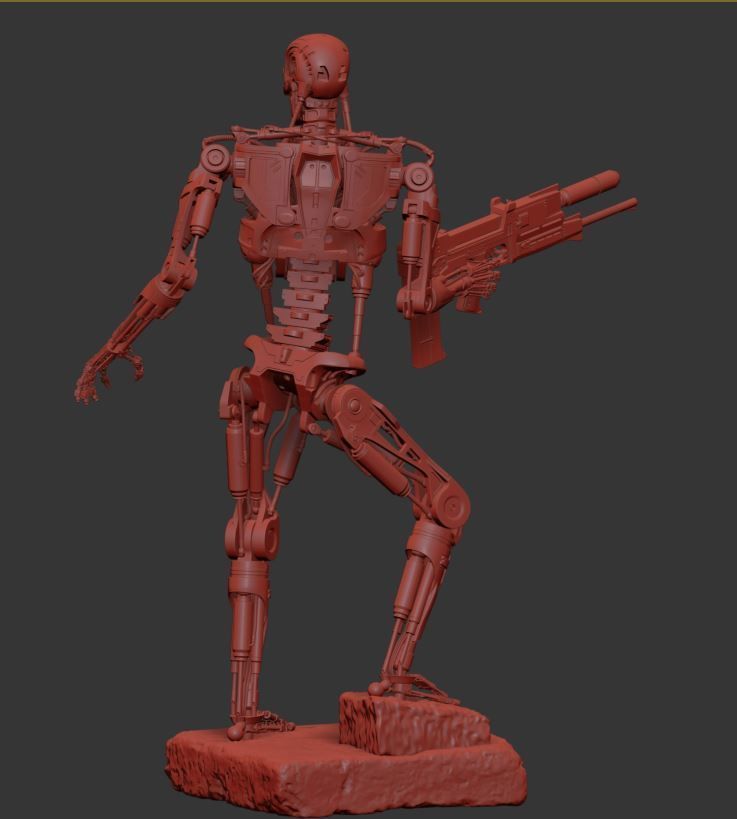 T-800 Terminator 2 Judgment Day V3 3D print model_23