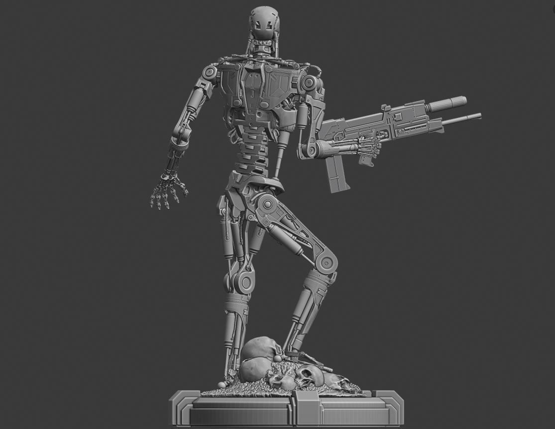 T-800 Terminator 2 Judgment Day V3 3D print model_48