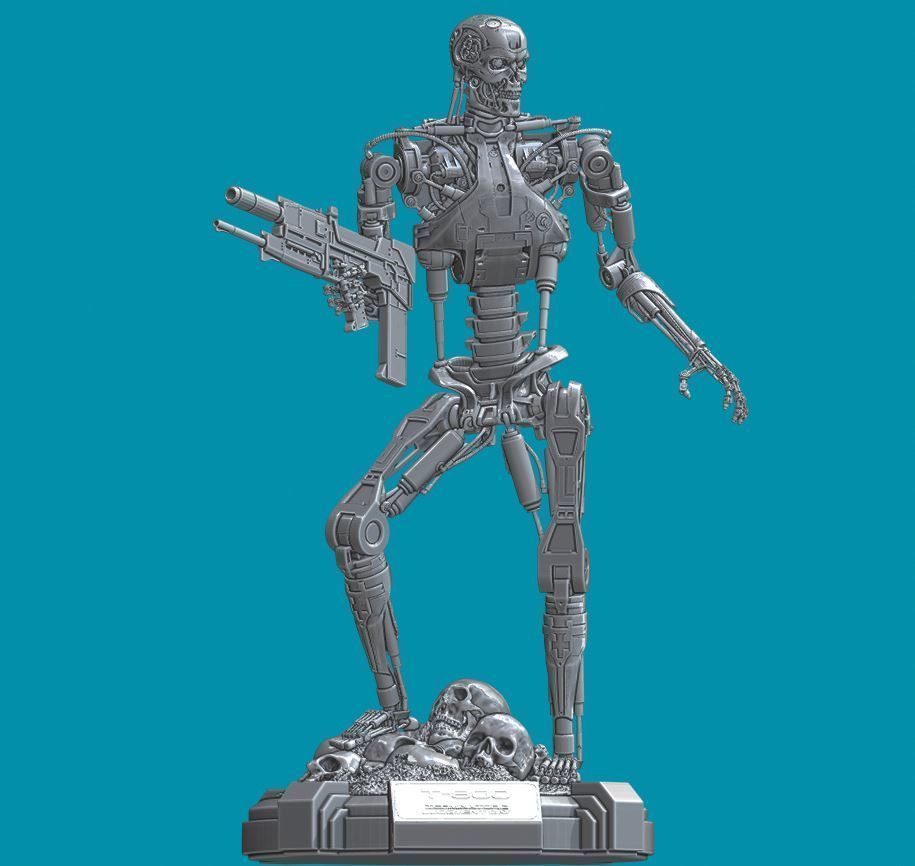 T-800 Terminator 2 Judgment Day V3 3D print model_54