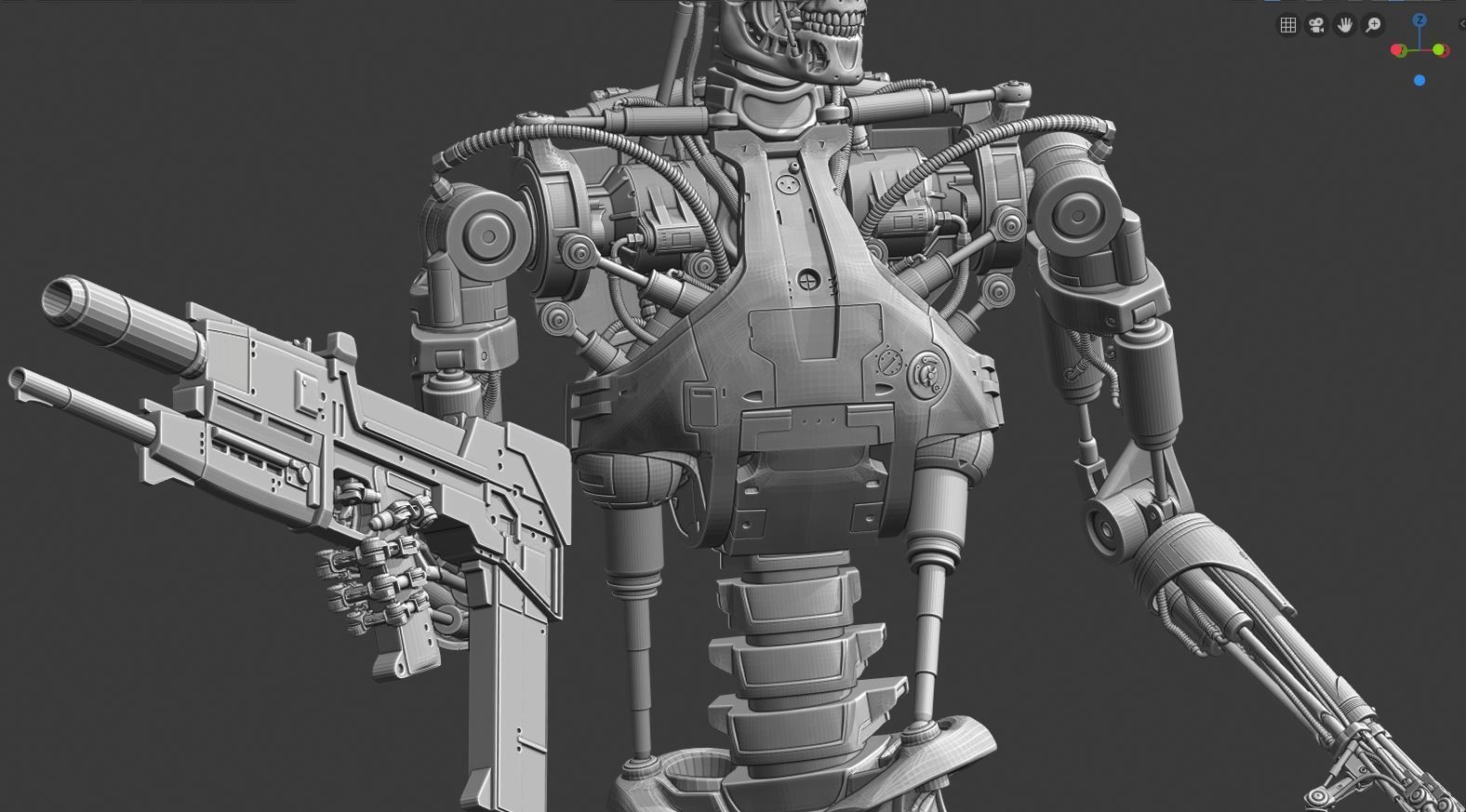 T-800 Terminator 2 Judgment Day V3 3D print model_8
